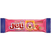 Resim Xroll Jeli Çilek Aromalı Jöleli Bisküvi 114 G 