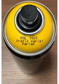 Resim Motip Carat Ral1023 Trafik Taksi Sarısı Parlak Sprey Boya 400 ML 