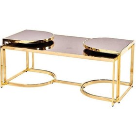 Resim Ogem 107 Buket Orta Sehpa Seti Metal Transmisyon Gold Kaplama. It 