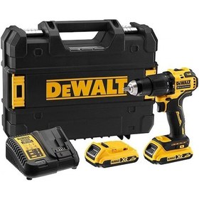 Resim Dewalt DCD709D2T-QW 18V 1.5 Ah Çift Akülü Kompakt Kömürsüz Darbeli Matkap 
