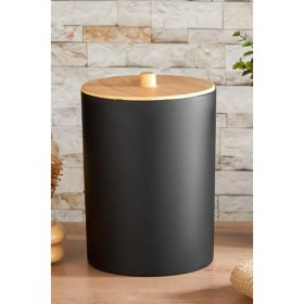 Resim Flosoft Bambu Desenli Mutfak Banyo Çöp Kovası 