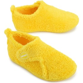 Resim Kışlık Kız Çocuk Peluşlu Rahat Taban Cırt Cırtlı Ayarlanabilir Ev Okul Kreş Panduf Ayakkabı 
