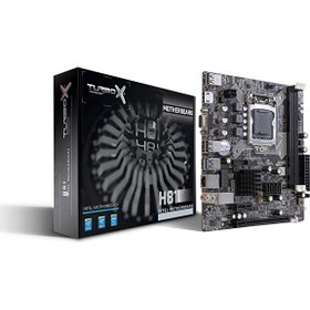 Resim Turbox WorkTeam H81 SATA DDR3 1600 MHz USB 2.0 VGA HDMI SES LAN 1150p 4.GEN Anakart 