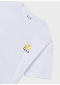 Resim Mayoral Kız Çocuk Tshirt Beyaz 