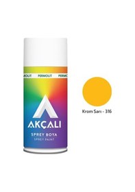 Resim Akçalı 316 Sprey Boya Krom Sarı 400 ML 