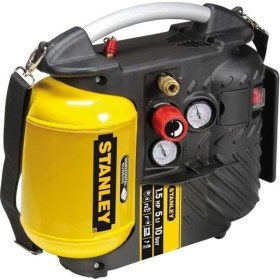Resim Stanley Dn200/10/5 5 Lt. 1.5 Hp Yağsız Hava Kompresörü 10 Bar Hafif ve Taşınabilir Özellikler 