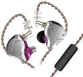 Resim KZ ZS10 Pro 4BA + 1DD Kulak İçi Kulaklık HiFi Clear Bass Müzisyen Kulaklık Gürültü Önleyici Monitör Çıkarılabilir Kablolu Kulaklık 