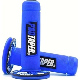 Resim Dream011 Pit Road Universal 7/8" Mavi Motosiklet Atv Dirençli Ve Ergonomik Tutamak 