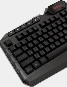 Resim Jedel K504 Multimedia Rgb Kablolu Mekanik Oyuncu Klavye 