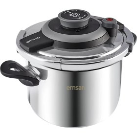 Resim Emsan Vera Düdüklü Tencere 4 Litre Siyah 