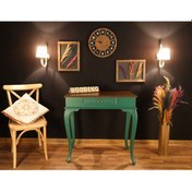 Resim Wooding 80 Cm Çekmeceli Masif Yeşil Ceviz Dresuar (548587068) Yeşil 