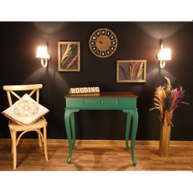 Resim Wooding 80 Cm Çekmeceli Masif Yeşil Ceviz Dresuar (548587068) Yeşil 