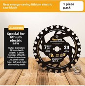 Resim Springsun Ahşap Kesim İçin 7.25 İnç 185mm Li-ıon Gergin Testere Bıçağı - 24 Diş, Hafif, İnce, Saçma Ve Saçma Kesim, Dayanıklı Malzeme 