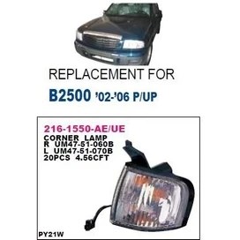Resim DEPO-216-1550L-AE - Sınyal Lambası On Sol-(Duylu Ampullu)-(Mazda: B2500 03>05 ) 