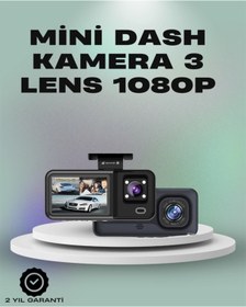 Resim shopwave 3 Kanallı Araç Kamerası – Full HD 1080P Kayıt, 2” Ekran, Park Gözetimi Desteği 