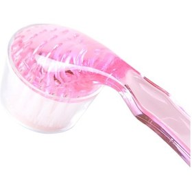 Resim Moveevo 2 Adet Tırnak Temizleme Fırçası - Esnek Nylon Telli, Ergonomik Tasarım, Ev Ve Seyahat İçin Uygun, Parlak Renkli 