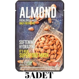 Resim Dermal Nemlendici Ve Yumuşatıcı Tüm Cilt Tipleri İçin Superfood Yüz Maskesi 5 Adet 