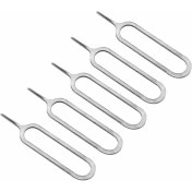 Resim Rucas Sim Kart Tepsi Çıkarma Iğnesi 5 Adet Sim Iğnesi Sim Çıkarma Iğnesi Tüm Marka Modeller Uyumlu RUCAS161100993 