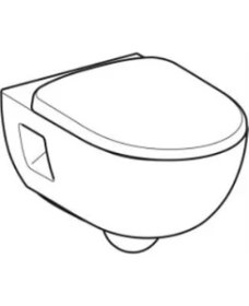 Resim VitrA Geberit 503.022.00.1 Selnova Rimree Asma Klozet ve Soft Kapak Takımı, Beyaz 