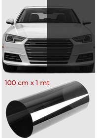 Resim Cam Filmi Siyah Amerikan Çizilmez Orta ton 100 CM x 1 M 