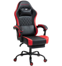 Resim Adore Gaming Throne Oyuncu Koltuğu - Siyah/kırmızı S.deri 62x117-127x62 Cm 
