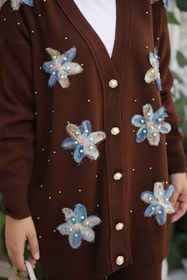 Resim Still Butik Elif Yılmaz Sude Triko Hırka Pantolon Takım Tesettür Kadın Giyim ST2198 
