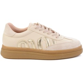 Resim Bambi Ekru Bej Kadın Sneaker K01179600009 