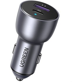 Resim Ugreen 52.5w Qc Pd Hızlı Araç İçi Şarj Cihazı Çakmaklık Adaptörü 1xusb-c, 1xusb-a, Uzay Grisi, 60980 