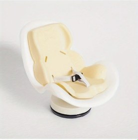 Resim Fochsia Krem Beyaz Araç Kokusu İçin Otomobil Havalandırma Süs Bebeği Güvenlik Koltuşu Uyumlu Sevimli Kokuçular. 