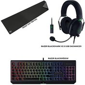 Resim Razer Blackwidow + Razer Blackshark v2 Usb Enchancer + Trust GXT 758 Bundle 