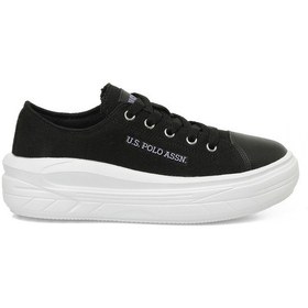 Resim U.s. Polo Assn. Cleme Tex Jr 5fx Siyah Kız Çocuk Sneaker 000000000101946372 Siyah 