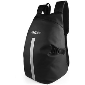 Resim Geeksen Motosiklet Kaskı Sırt Çantası İki Yönlü Fermuarlı Kask Çantası 