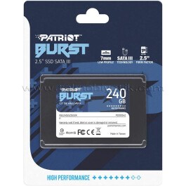 Resim Patriot Brust 240GB 555-500MB/s 2.5" SATA SSD - (PBU240GS25SSDR) 