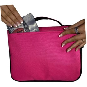 Resim Moserini Ipad Mini 6 2021 8.3 Inç Smart Slim Tablet Çantası - Fuşya 