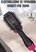 Resim UCUZTEKNO 220°C’ye Kadar Isınan, Hacim ve Yıpranma Karşıtı Profesyonel Fön Tarağı 
