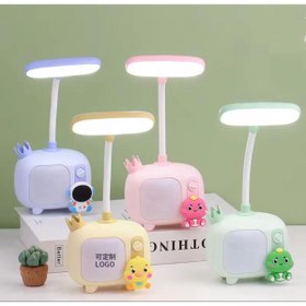 Resim Coverzone Sevimli Figürler Tasarımlı Şarjlı Masa Ve Gece Lambası Dekoratif Hediyelik Çocuk Odası Süs 