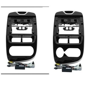 Resim Govimaks Renault Clio 4 2013-2016 Uyumlu Dijital/ Manuel 10 Inc Androıd Multimedya Çerçevesi - Soket-canbus 