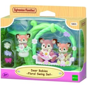 Resim Sylvanian Families Geyik Bebekler Salıncak Seti 5801 