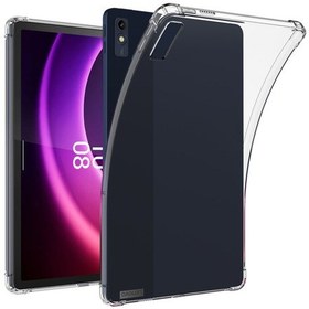 Resim Csdake Lenovo Tab M10 Uyumlu Tpu Tablet Kılıfı, Şeffaf Kapakla Güçlendirilmiş Köşeler Düşmeyi Önleyici Kabuk 