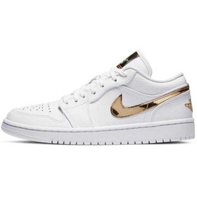 Resim Nike Air Jordan 1 Low Se Kadın Beyaz Renk Sneaker Ayakkabı 