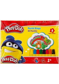 Resim Pastel Boya- Play-doh 8 Renk Çok Renkli 