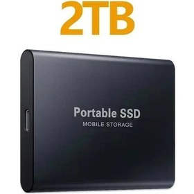 Resim Harici Sabit Disk 1tb 2tb Yüksek Hızlı Sabit Disk Usb3.1 Type-c Katı Hal Black 2tb Diğer 