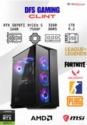Resim MSI DFS GAMING CLINT RYZEN 5 7500F-B650M-RTX 5070 TI 16GB-32GB DDR5 RAM-1TB M.2 SSD-OYUNCU BİLGİSAYARI 