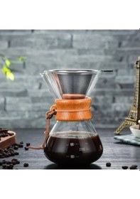 Resim Glass In Love Filtre Kahve Demliği Sürahisi 400 Ml 
