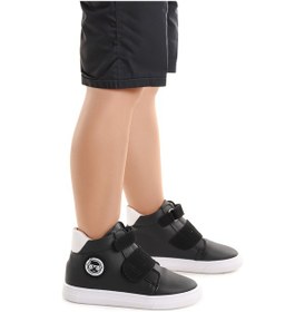 Resim Kiko Kids Coyote Cırtlı Erkek Bebek Günlük Bot Ayakkabı Siyah 