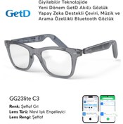 Resim Get D GETD GG23liteC3 Akıllı Gözlük – Çeviri, Müzik ve Arama Özellikli Bluetooth Gözlük 