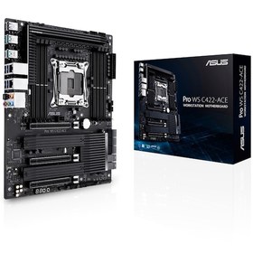 Resim ASUS PRO WS C422-ACE Intel C422 LGA2066 DDR4 2933 3 x M.2 USB3.1 COM 2 adet LAN ATX Asus