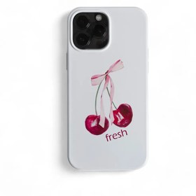 Resim Fresh Cherry White Case 