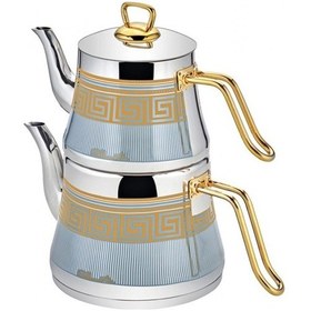 Resim Sıla T-578 Artuklu Turkuaz Çaydanlık Takımı No:1 