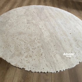Resim Adomar Marble Doğal Mermer Traverten Orta Sehpa 